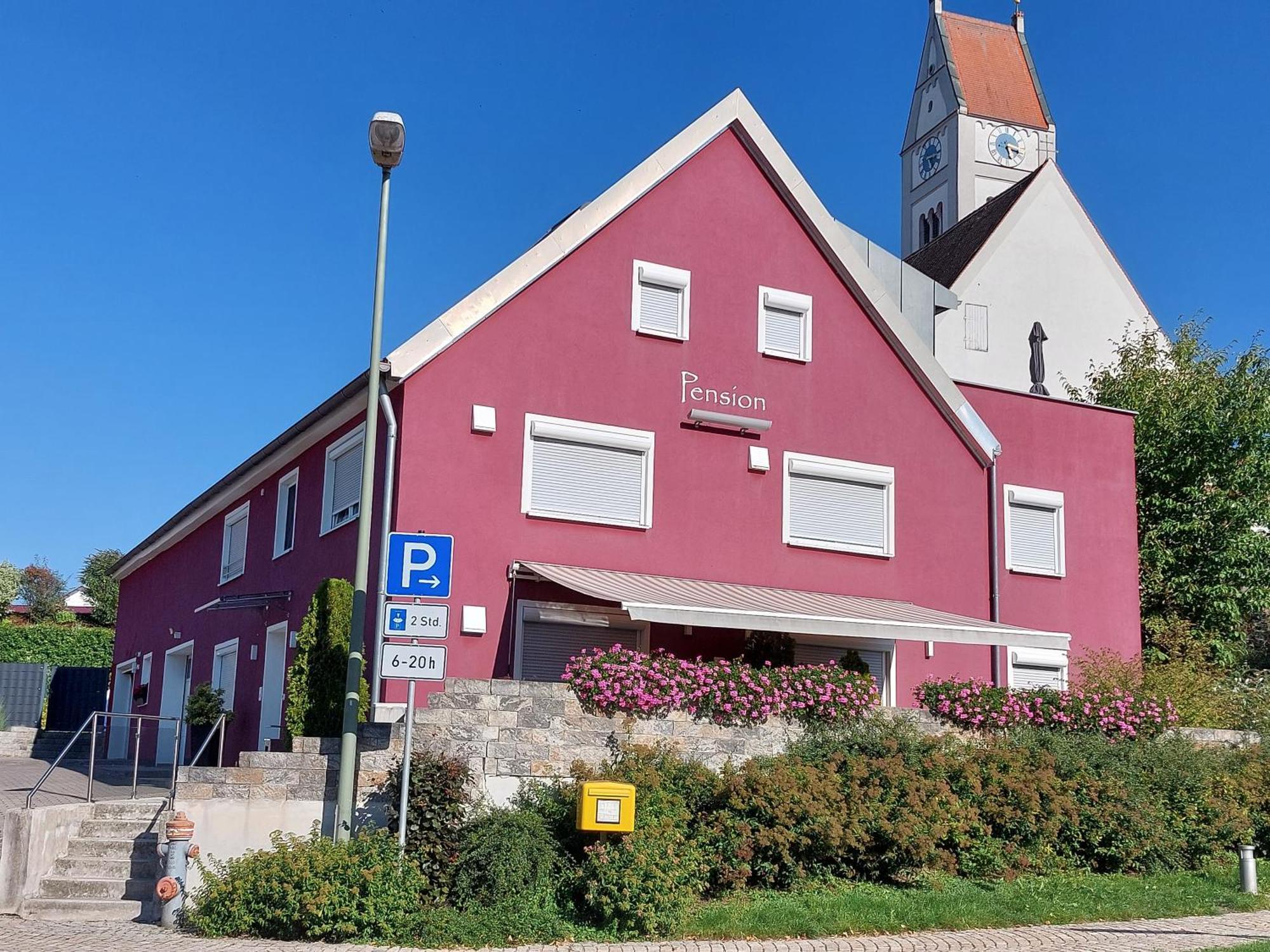 Pension Am Kirchberg Wehringen Kültér fotó